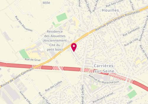 Plan de CAMY-PORTENABE Sandra, 20 Rue des Cerisiers, 78420 Carrières-sur-Seine