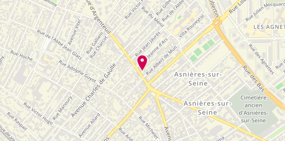 Plan de Alexane CHODECKI Psychologue, Neuropsychologue, 192 avenue d'Argenteuil, 92600 Asnières-sur-Seine