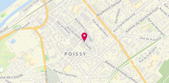 Plan de Psychologue Poissy Elisabeth FRATI, 107 Rue du Général de Gaulle, 78300 Poissy