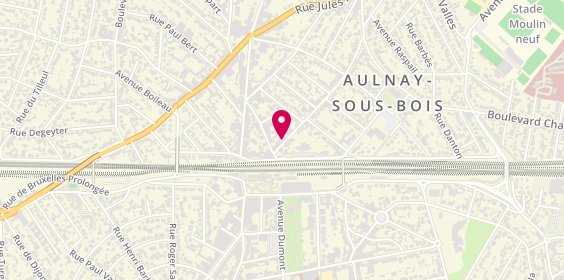 Plan de ABDELHAK Mohand Ameziane, 5 Rue du Commandant Brasseur, 93600 Aulnay-sous-Bois