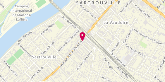 Plan de DOUSSAL Sandrine, 9 Bis avenue de la République, 78500 Sartrouville