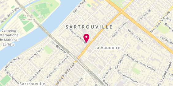 Plan de DEVEAUX Sylvain, 44 Rue Jean Nicolle, 78500 Sartrouville