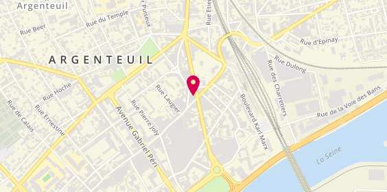 Plan de MDALLEL Inès, 4 Rue Paul Vaillant Couturier, 95100 Argenteuil