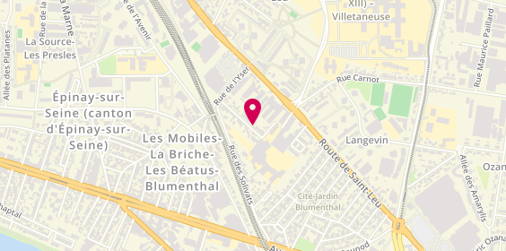 Plan de Cherazade Allam, 23 Rue Jules Védrines, 93800 Épinay-sur-Seine