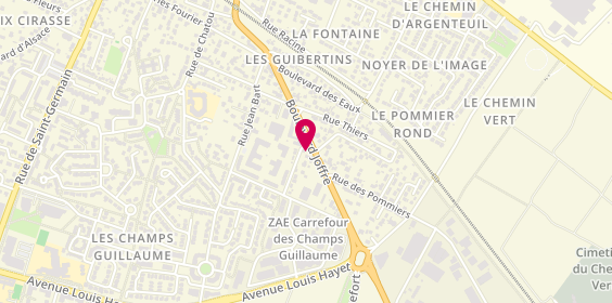 Plan de CAPRA Catherine, 2 Rue Danton, 95240 Cormeilles-en-Parisis