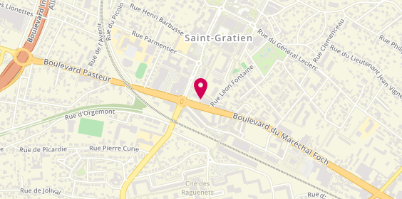 Plan de Séverine LABRUN Psychologue, 11 Boulevard du Maréchal Foch, 95210 Saint-Gratien