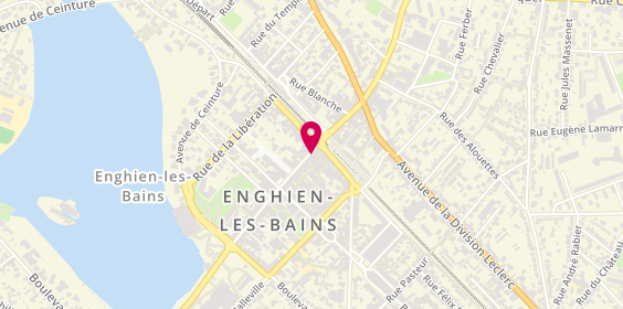 Plan de SEGALL PEYRON Liliane, 23 Rue du Général de Gaulle, 95880 Enghien-les-Bains
