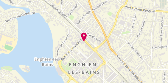 Plan de Marie-Caroline SALMON - Psychologue - Enghien-les-bains, 15 Bis Rue de l'Arrivée, 95880 Enghien-les-Bains