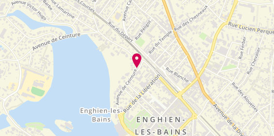 Plan de BALMER Audrey, 34 avenue de Ceinture, 95880 Enghien-les-Bains