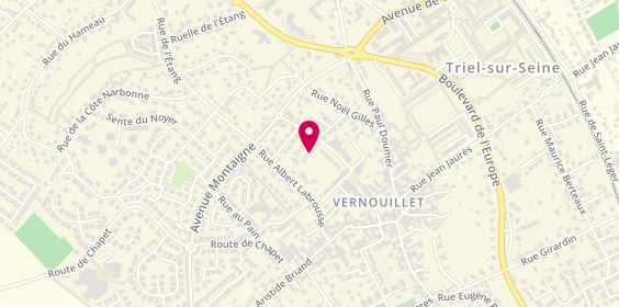 Plan de BRUNEL Isabelle, 5 impasse des Vignerons, 78540 Vernouillet