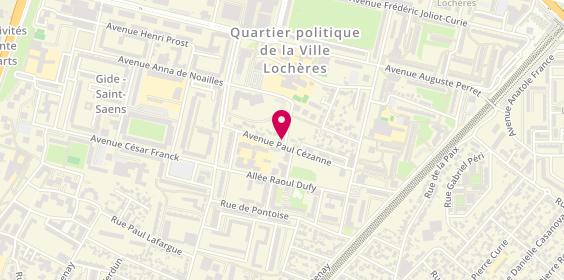 Plan de PASCUAL Romain, 20 avenue Paul Cézanne, 95200 Sarcelles