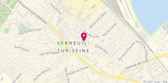 Plan de Laurence COPELLO psychologue - sophrologue - acupunctrice, 45 Grande Rue, 78480 Verneuil-sur-Seine