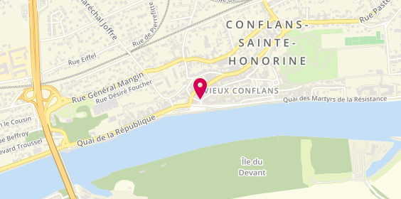 Plan de BLANDIN Nathalie, Cabinet du Dr Nathalie Blandin
9 Rue Victor Hugo, 78700 Conflans-Sainte-Honorine