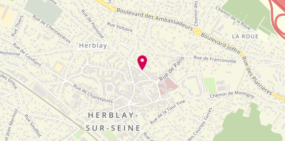 Plan de RAUST Nathalie, 30 Rue de la Croix, 95220 Herblay-sur-Seine