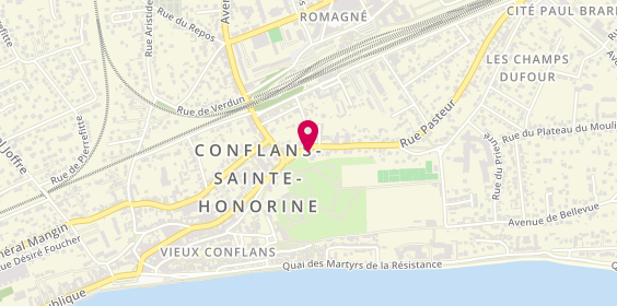 Plan de BOHBOT Marie Rose, 6 Rue Pasteur, 78700 Conflans-Sainte-Honorine