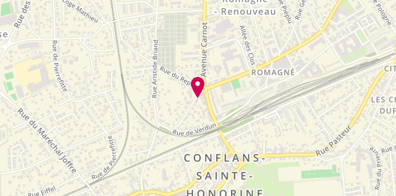 Plan de Dominique Jean MAHEU, 22 Rue Alfred Bernard, 78700 Conflans-Sainte-Honorine