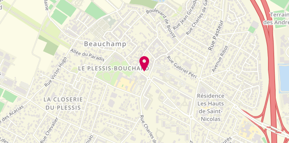 Plan de Marie-Anne GONIN, 2 Bis Rue Pierre Brossolette, 95130 Le Plessis-Bouchard