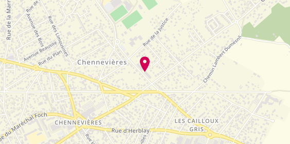 Plan de CHEMLAL Soulaïmane - Psychologue, 6 Rue du Chemin Vert, 78700 Conflans-Sainte-Honorine