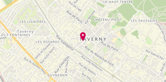 Plan de FLICHY SPINELLI Valérie, 38 avenue de la Gare, 95150 Taverny