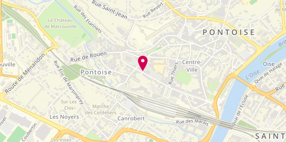 Plan de TROMELEUE Linda Psychologue Clinicienne, 10 Rue Carnot, 95300 Pontoise