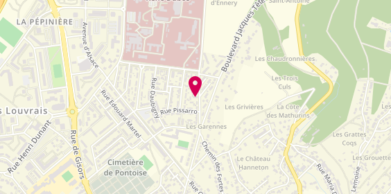 Plan de BENOIT Lucile, 17 Boulevard des Beurriers, 95300 Pontoise