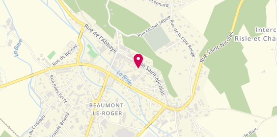 Plan de BRION Véronique, 4 impasse Thommeret, 27170 Beaumont-le-Roger