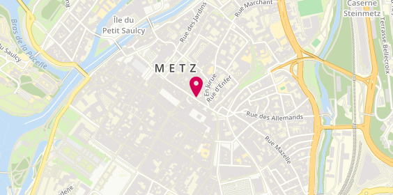 Plan de PAUL Yves, 52 en Fournirue, 57000 Metz
