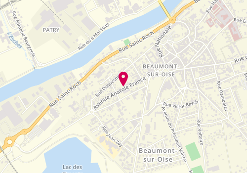 Plan de DARMON Laetitia, 20 avenue Anatole-France, 95260 Beaumont-sur-Oise