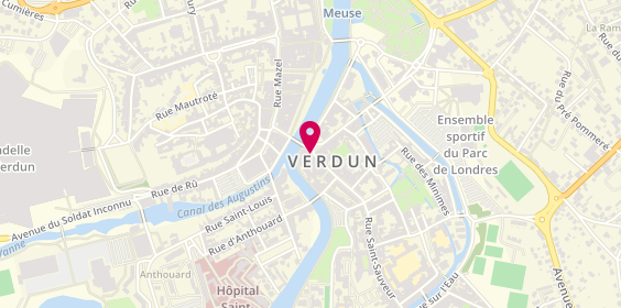Plan de GAMBI Pascaline, 5 Place Chevert, 55100 Verdun