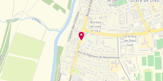 Plan de TOURBEZ Geoffrey, 87 avenue d'Harcourt, 14000 Caen