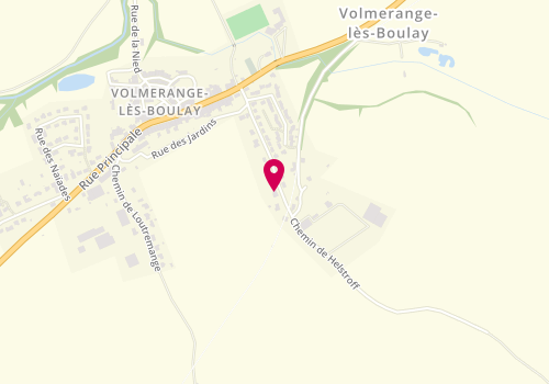 Plan de PRONESTI Virginie - Psychologue à Metz et Boulay-Moselle, 11 chemin de Helstroff, 57220 Volmerange-lès-Boulay