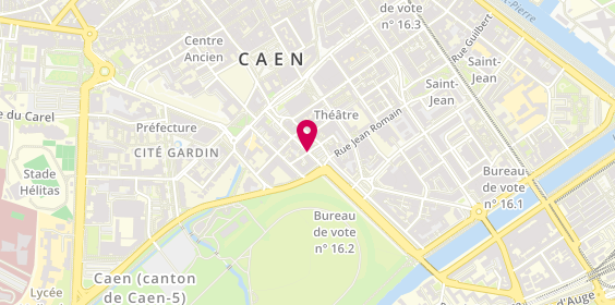 Plan de BARNAY Agnès, 1 Rue Doct le Rasle, 14000 Caen