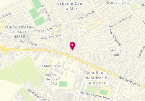 Plan de Marie-Laure Sibireff, 7 Rue Pot d'Étain, 14000 Caen