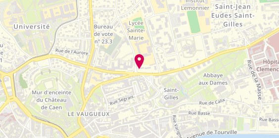 Plan de SCHOPP Georges, 3 avenue Georges Clemenceau, 14000 Caen