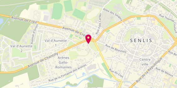 Plan de Elodie HERSEN-Lassagne, 12 Place Arènes, 60300 Senlis