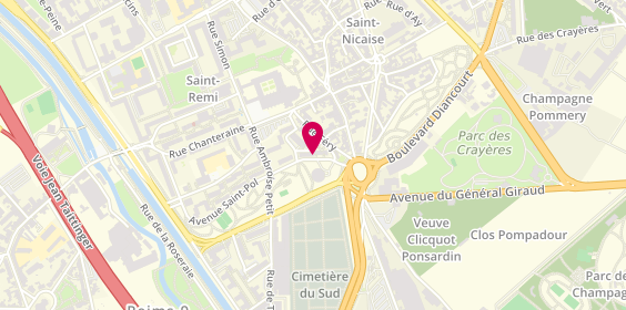Plan de Cabinet Parenthese, 43 avenue Saint-Pol, 51100 Reims