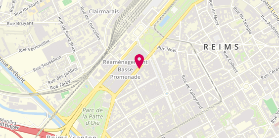 Plan de FANDRE DELCOURT Léonore, 9 Bis Boulevard du General Leclerc, 51100 Reims