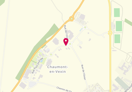 Plan de MAILLARD Nathalie, Zone Artisanale d'Angean 38 Rue Paul Journée, 60240 Chaumont-en-Vexin