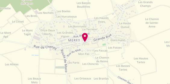 Plan de DARTHOUT Nicolas, 32 Grande Rue Grande Rue, 51220 Merfy