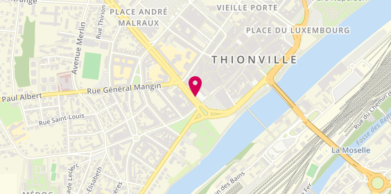 Plan de DAMIENS-muratori Annabelle, 1 Allée Raymond Poincaré, 57100 Thionville