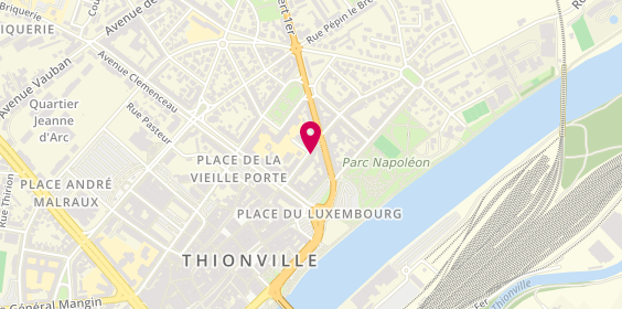 Plan de Mertz Isabelle Psychologue, 7 Rue de Villars, 57100 Thionville