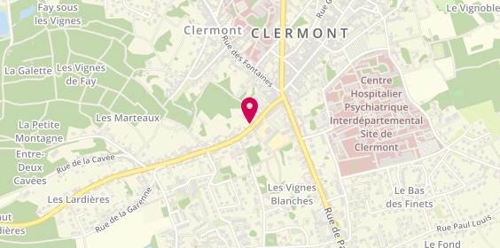 Plan de LAFFAY Bénédicte, 16 Rue Pierre Vienot, 60600 Clermont