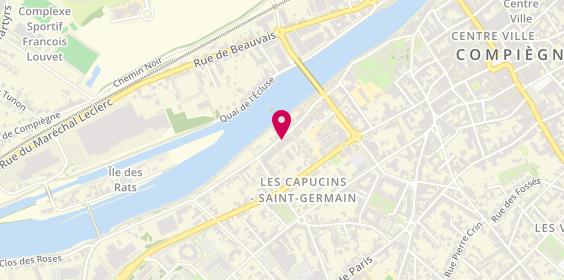 Plan de Jean Romain PAGNAC - Psychologue, 15 Rue de l'Oise, 60200 Compiègne