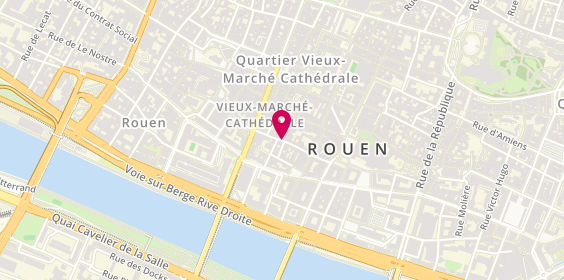Plan de FAVREAU Coralie, 40 A Rue Aux Ours, 76000 Rouen