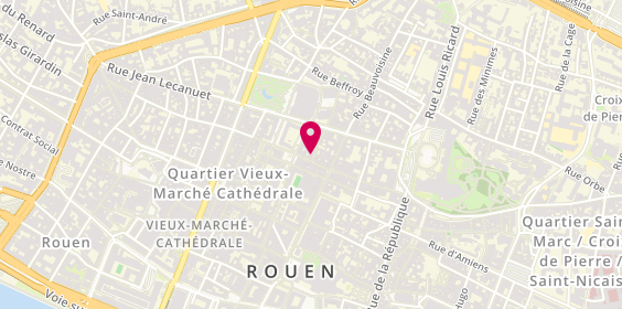 Plan de BOCQUET Stella, 3 Rue de l'École, 76000 Rouen