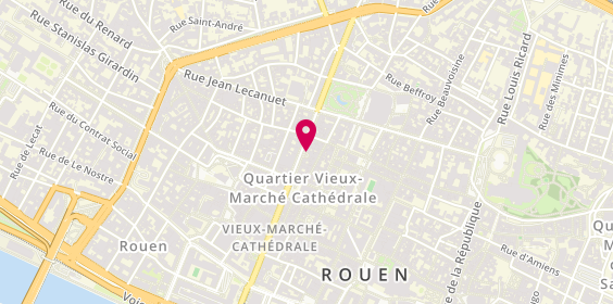 Plan de Julien CORNIQUET Psychologue TCC EMDR, 72 Rue Jeanne d'Arc, 76000 Rouen