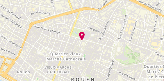 Plan de SUREAU Marie Claude, 35 Rue Jean Lecanuet, 76000 Rouen