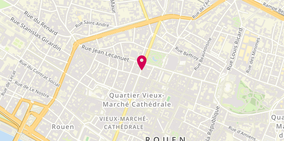 Plan de Psy Rouen Anne HEBERT - CABINET DE PSYCHOTHÉRAPIE à ROUEN, 84 Rue Jeanne d'Arc, 76000 Rouen