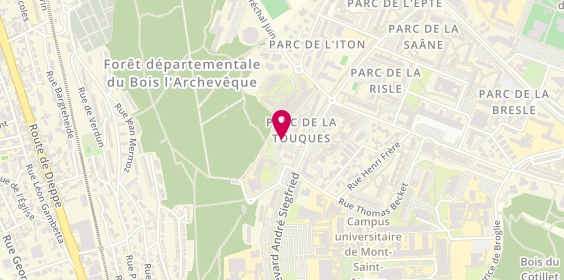 Plan de HOUDART-GRANDSIRE Marie Pierre, 3 parc de la Touques, 76130 Mont-Saint-Aignan