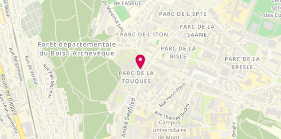 Plan de Julia Dusoulier, 10 parc de la Touques, 76130 Mont-Saint-Aignan